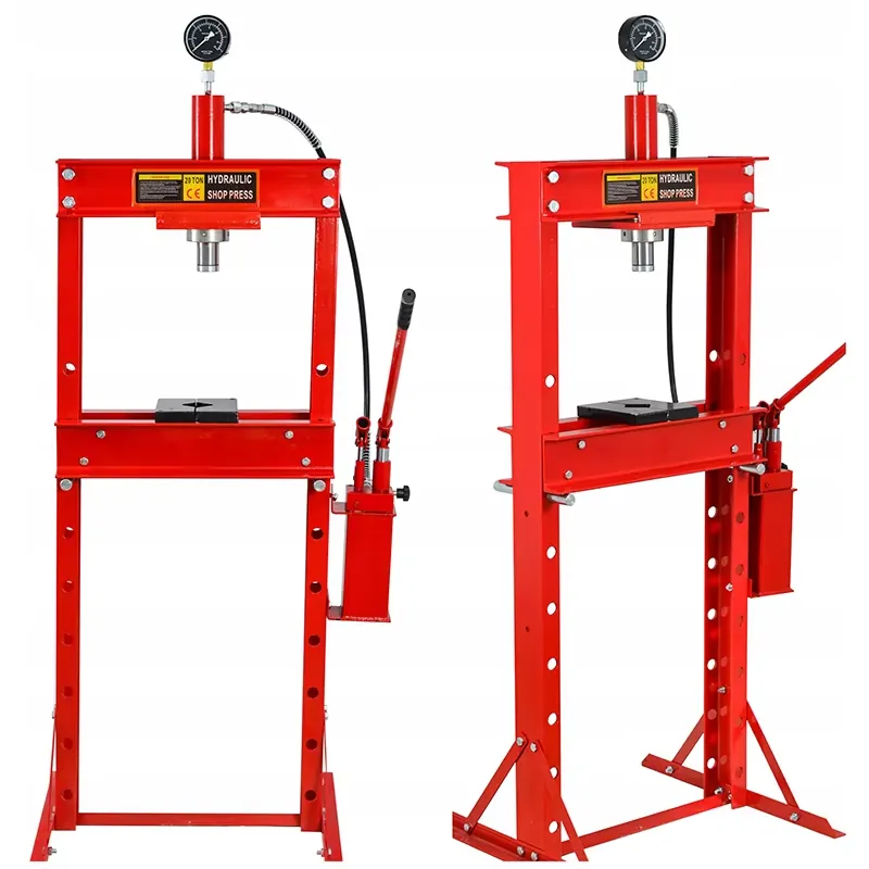 Hydraulic Press 20 Ton Shop Press - Prensa Hidráulica de Doble Pistón de