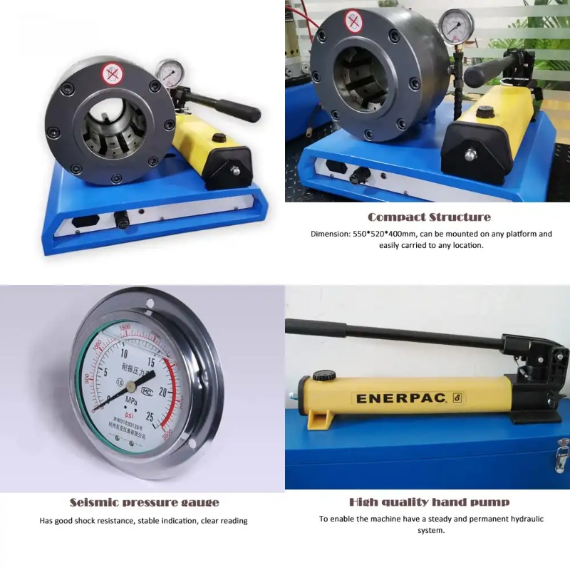 Hydraulic Hose Crimper 2 Inch - Prensadora Hidráulica Portátil de 2 Pulgadas