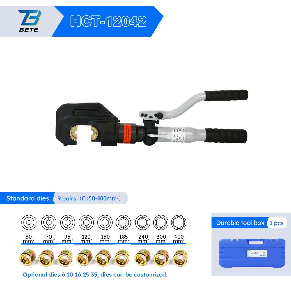 Hydraulic Crimping Tool 400Mm2 - -12042 Herramienta de crimpado hidráulica manual
