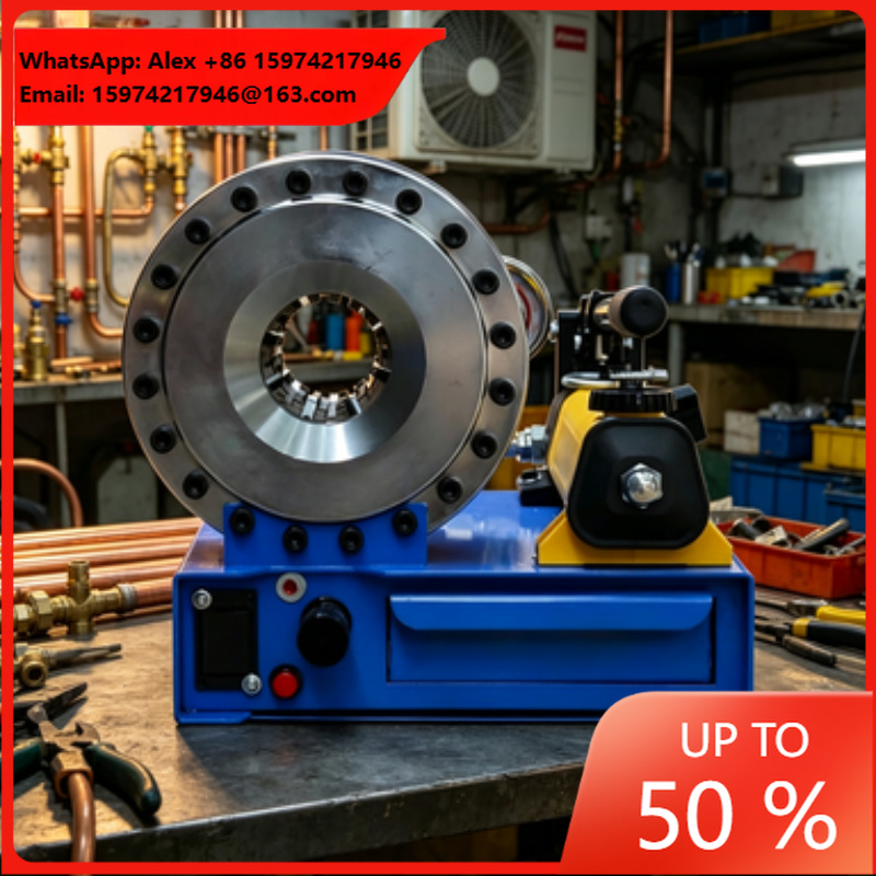 Hydraulic Hose Crimper Machine - Herramienta portátil hidráulica para engarzar mangueras,