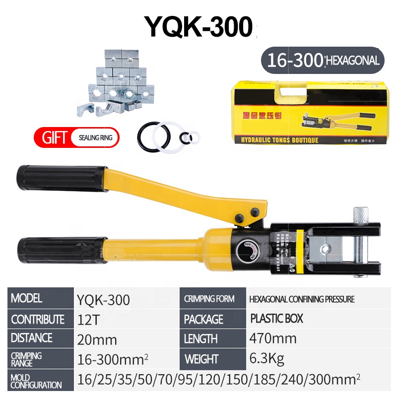 Prensa Hidráulica Industrial Y - Hydraulic Crimping Tool 16-300Mm2 reseña y precio