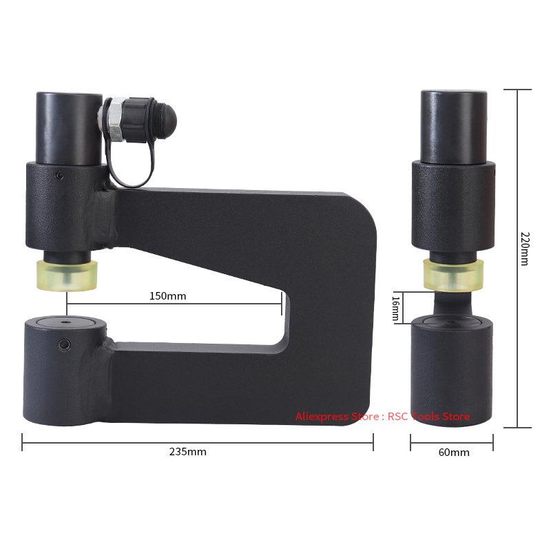 Herramientas de perforación de - Hydraulic Knockout Punch Set reseña y precio