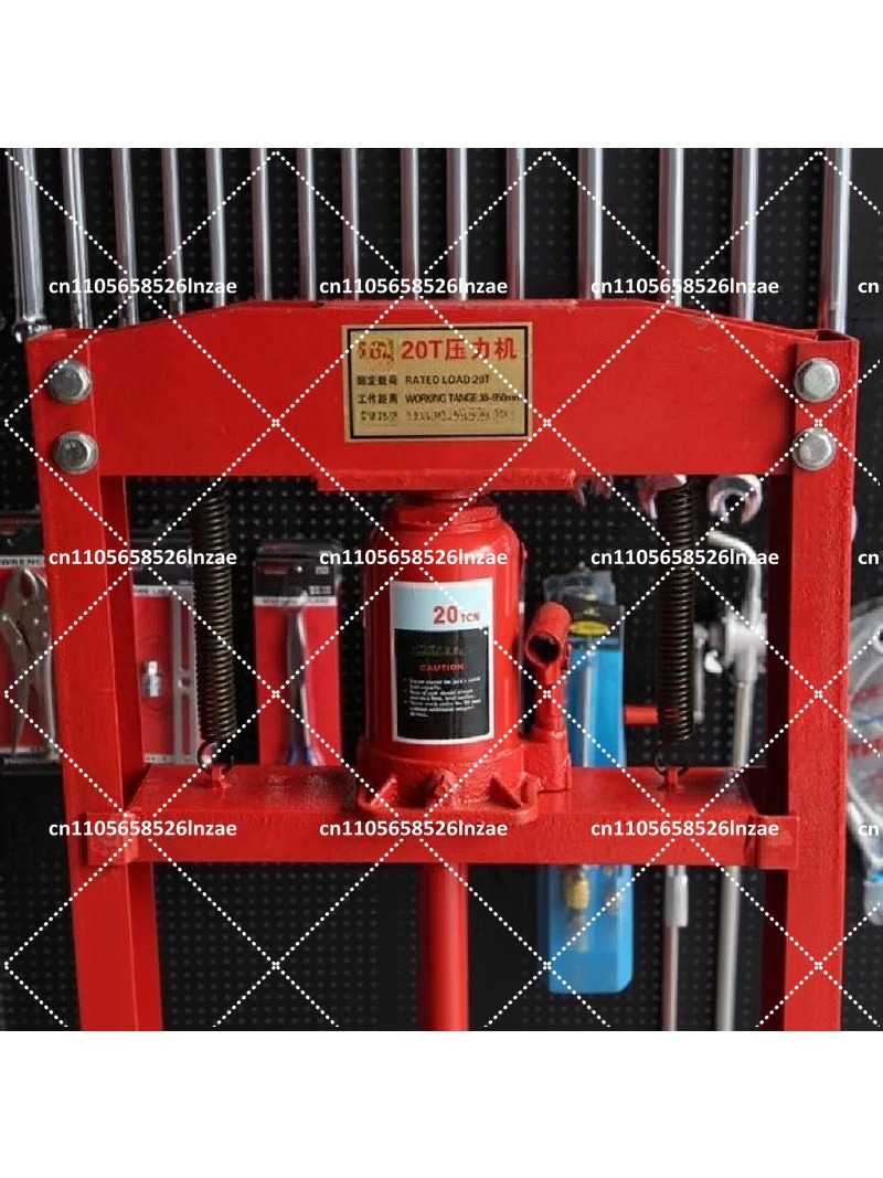 Prensa Hidráulica Manual de 20 - Hydraulic Press 20 Ton Shop Press reseña y precio