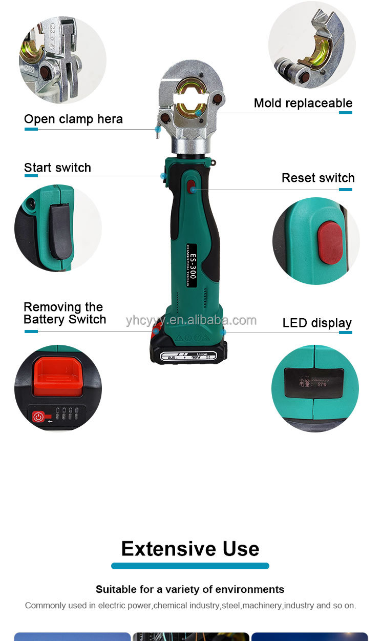 Herramienta de prensado hidráu - Electric Hydraulic Crimping Tool 300Mm2 reseña y precio