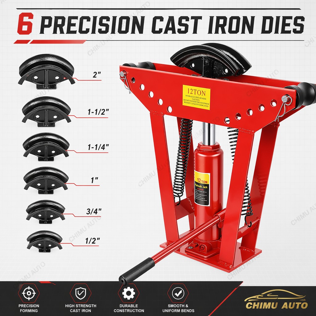 【CHIMU AUTO】 Kit de Dobladora  - Hydraulic Pipe Bender 12 Ton reseña y precio