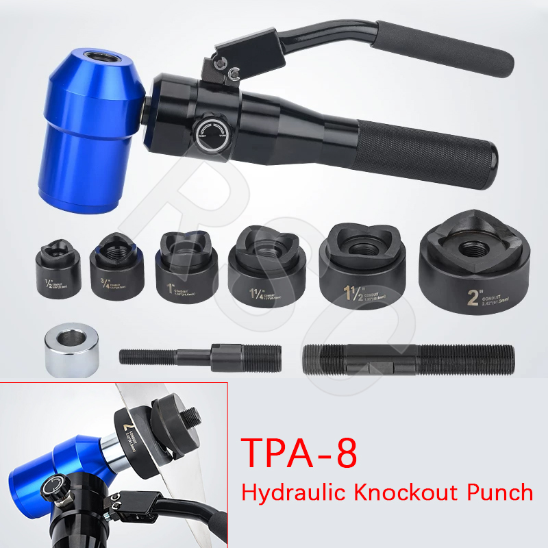 Punzón Hidráulico TPA-8 de 22. - Hydraulic Knockout Punch Set reseña y precio