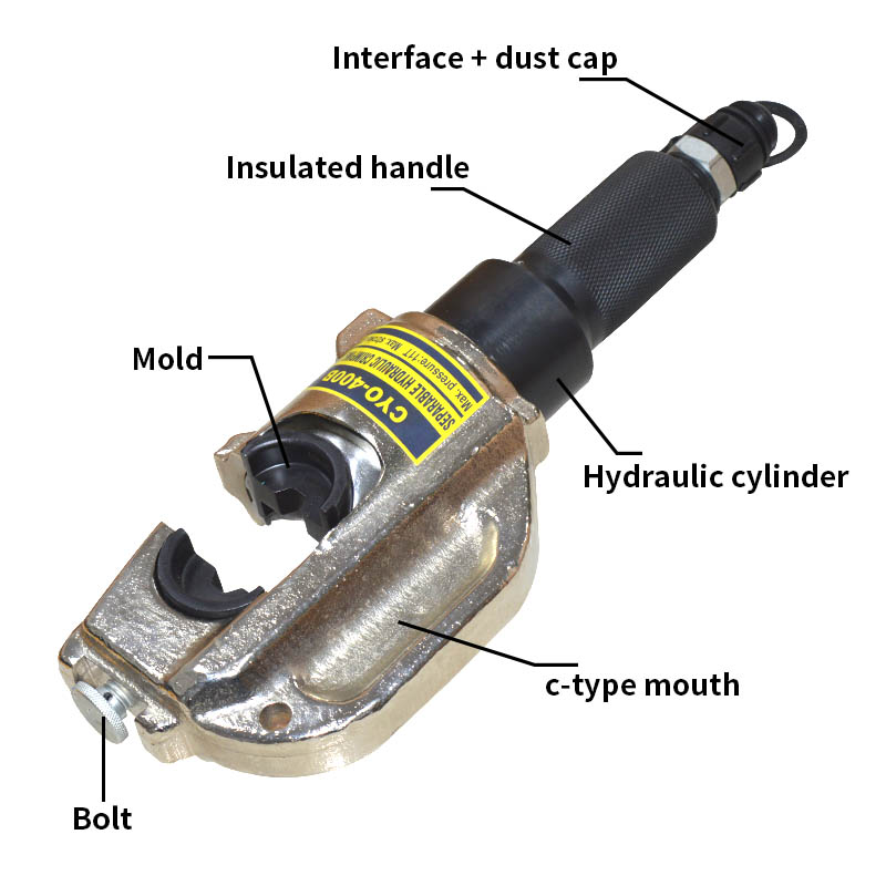 Pinzas Hidráulicas Portátiles  - Hydraulic Crimping Tool 400Mm2 reseña y precio