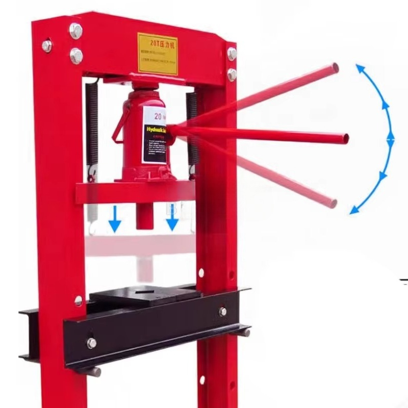 Prensa hidráulica de 20 tonela - Hydraulic Press 20 Ton Shop Press reseña y precio