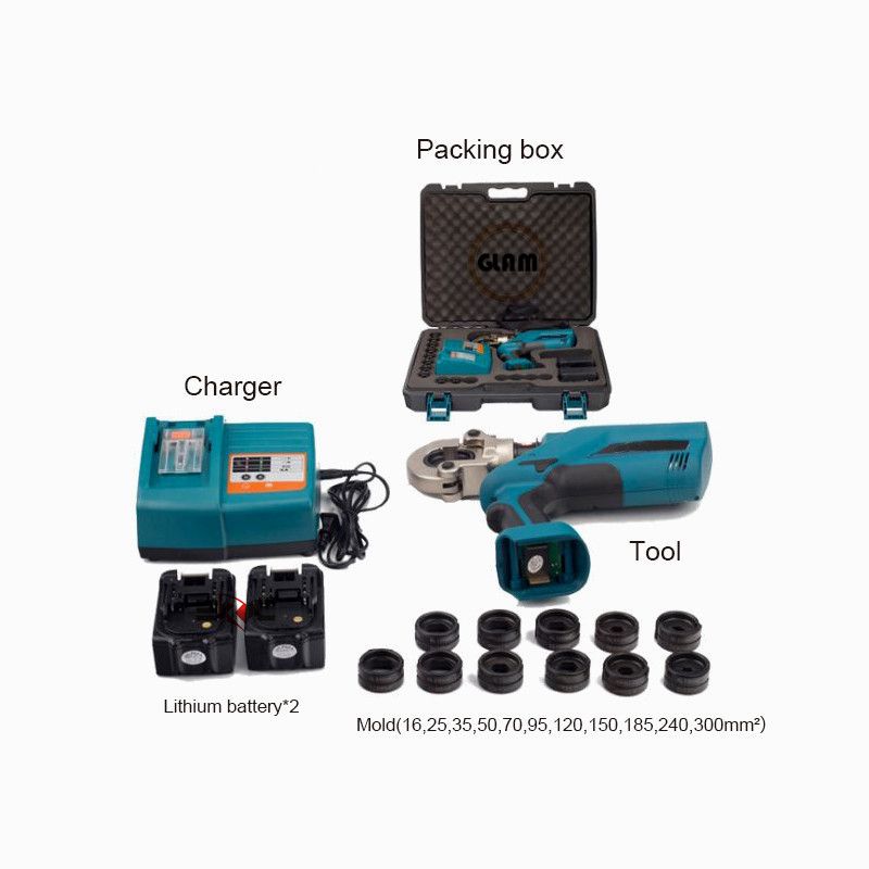 Alicates eléctricos recargable - Hydraulic Crimping Tool 16-300Mm2 reseña y precio