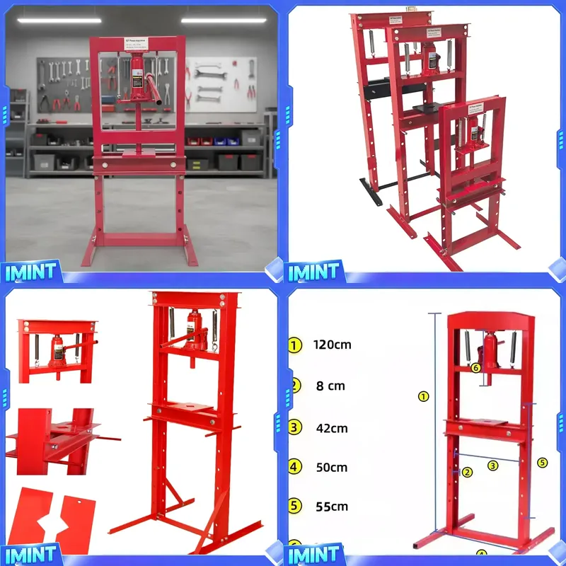 Prensa Hidráulica Manual de Ta - Hydraulic Press 20 Ton Shop Press reseña y precio
