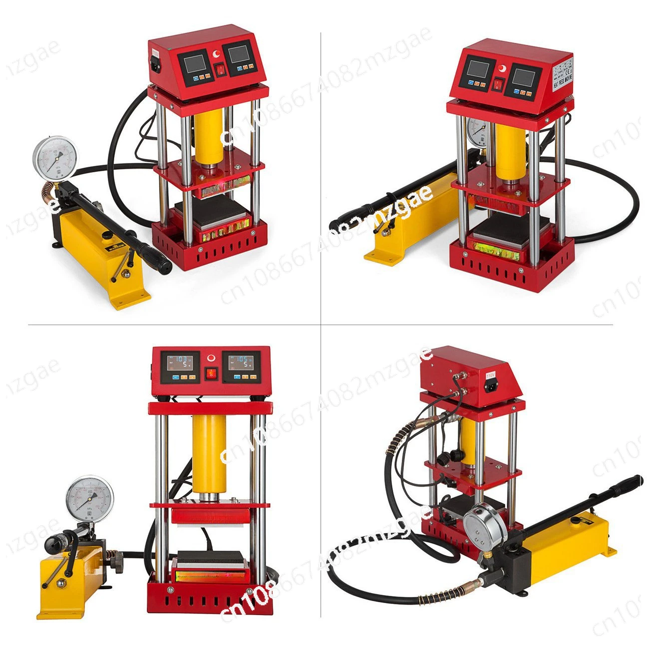 Prensa de resina de 12 * 12 cm - Manual Hydraulic Press 12 Ton reseña y precio