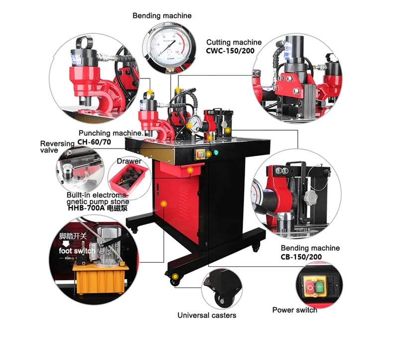 Máquina de Procesamiento 3 en  - Hydraulic Busbar Punch Machine reseña y precio