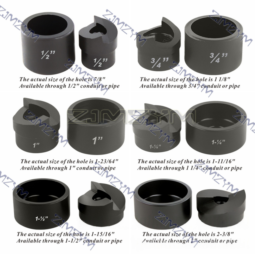 Kit de perforación manual CC-6 - Hydraulic Knockout Punch Set reseña y precio