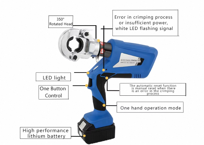 Herramienta de Prensado de Cab - Electric Hydraulic Crimping Tool 300Mm2 reseña y precio