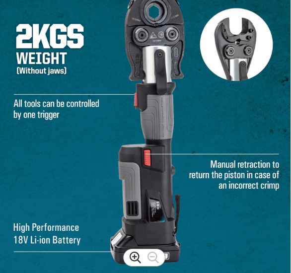 Herramienta de Corte y Crimpad - Electric Hydraulic Crimping Tool 300Mm2 reseña y precio