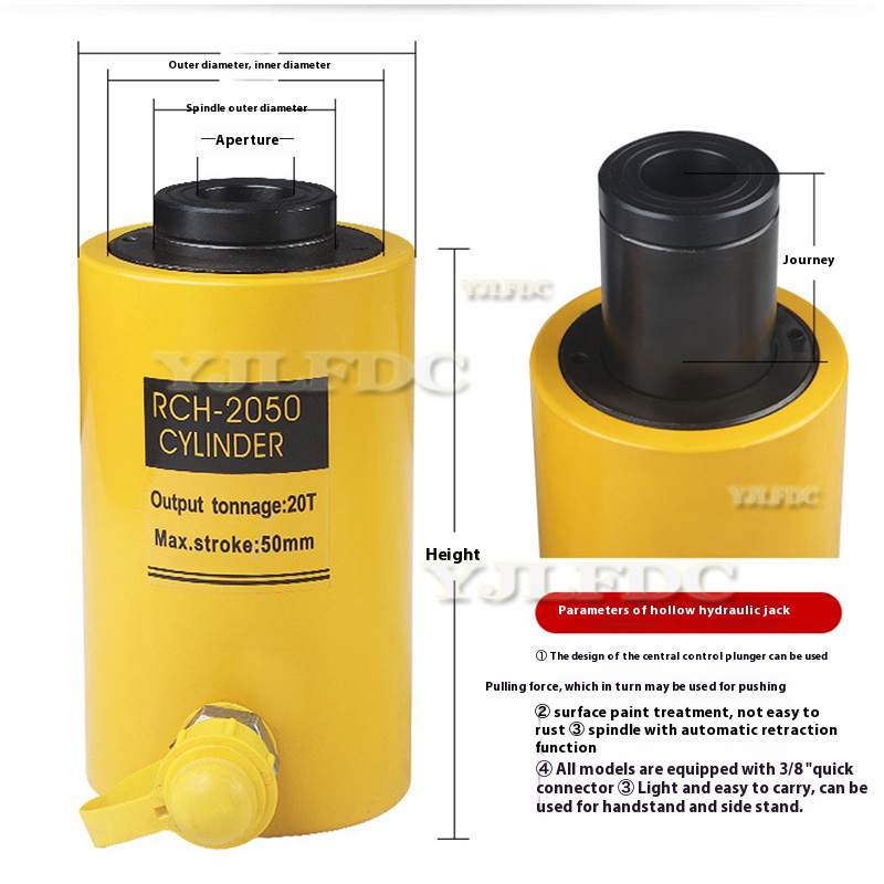 Cilindro hueco hidráulico del  - Hydraulic Bearing Puller Set reseña y precio