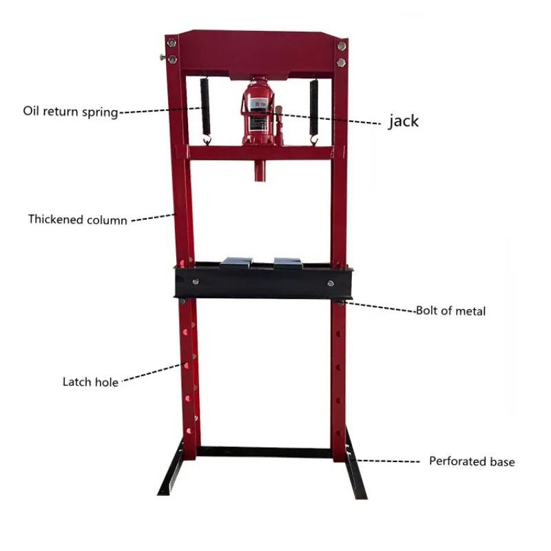 Prensa Hidráulica Ajustable de - Hydraulic Press 20 Ton Shop Press reseña y precio