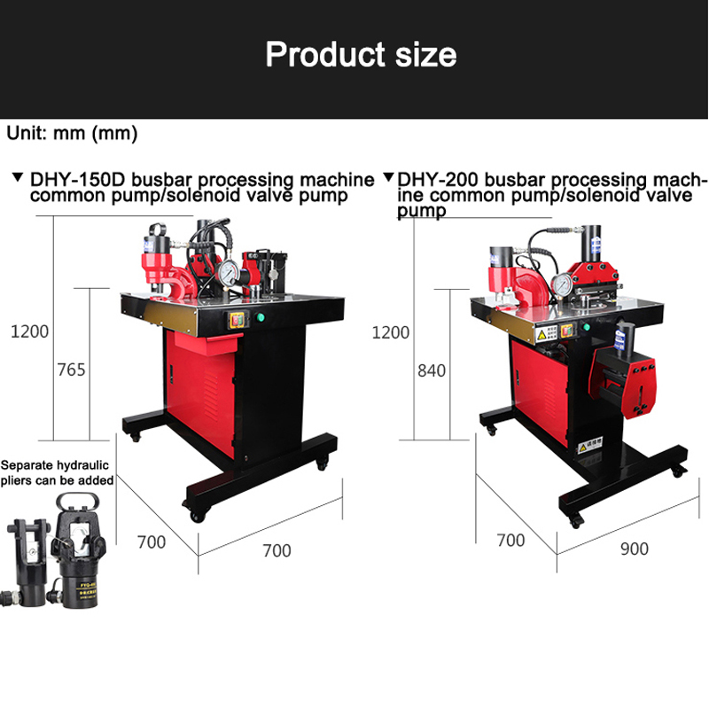 DHY-150D Máquina de procesamie - Hydraulic Busbar Punch Machine reseña y precio